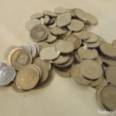 Monedas Franco: LOTE MONEDAS 76 PESETAS DE ALUMINIO SIN REVISAR