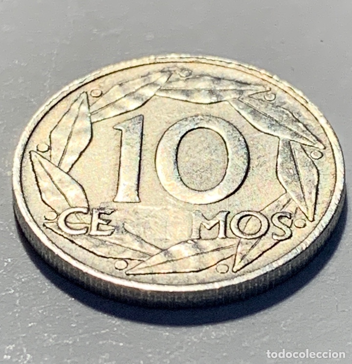 Monedas Franco: Moneda de 10 c&eacute;ntimos de pesetas del a&ntilde;o 1959 con error (MBC/BC) - Foto 3