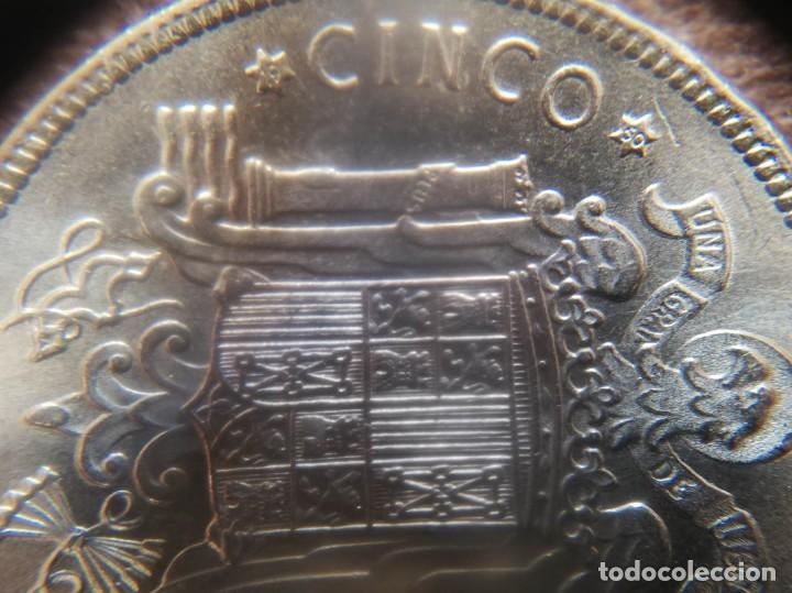 Monedas Franco: Moneda de cinco pesetas 1949 - Foto 3