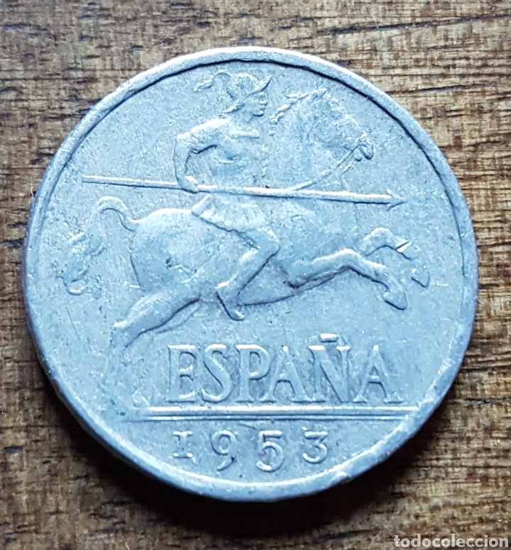 Monedas Franco: Bonitos 10 centimos 1953 MBC - Foto 1