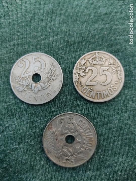 Monedas Franco: monedas 25 centimos - Foto 1