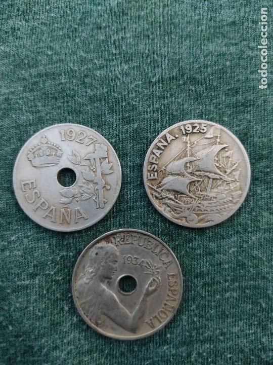 Monedas Franco: monedas 25 centimos - Foto 2