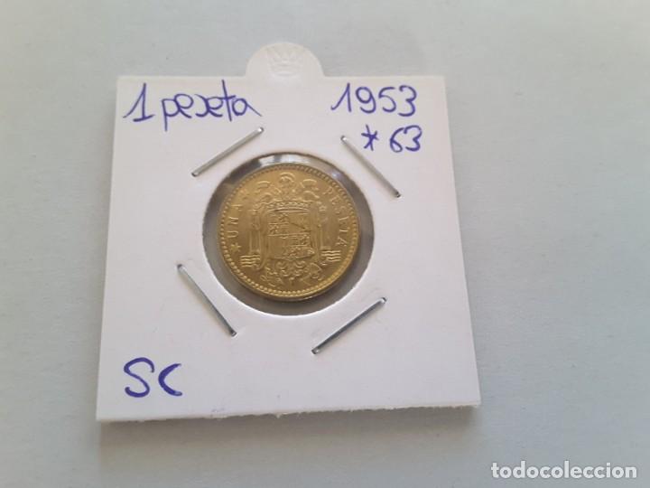Monedas Franco: 1 peseta 1953 - Foto 1