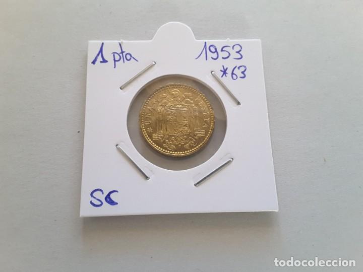 Monedas Franco: 1 peseta 1953 - Foto 1