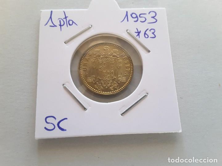 Monedas Franco: 1 peseta 1953 - Foto 1