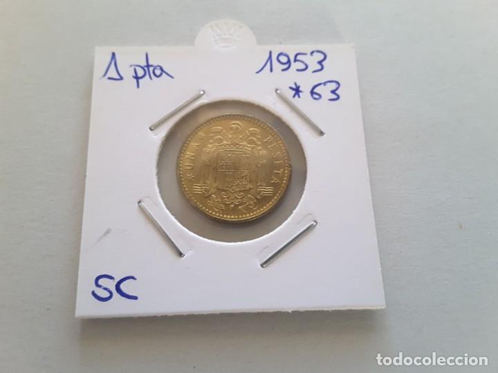 Monedas Franco: 1 peseta 1953 - Foto 1