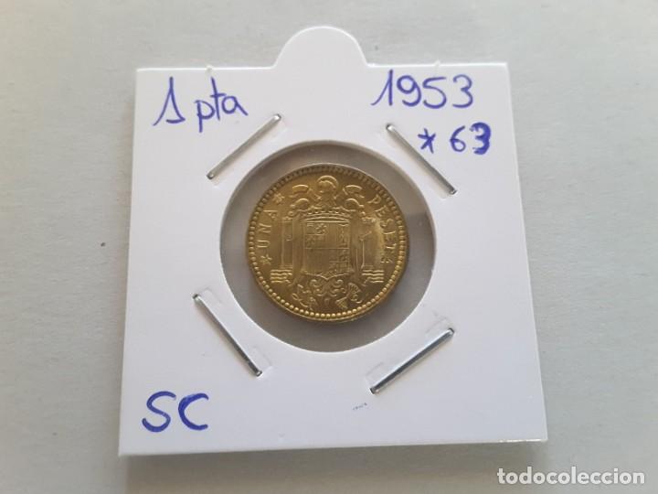 Monedas Franco: 1 peseta 1953 - Foto 1