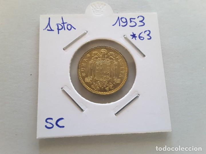 Monedas Franco: 1 peseta 1953 - Foto 1