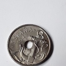 Monedas Franco: 50 CENTIMOS 1949 *62 (1962). SIN CIRCULAR.ESTADO ESPAÑOL