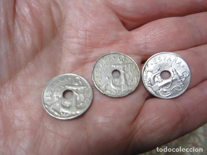 Monedas Franco: lote de monedas de 50 c&eacute;ntimos de Franco - Foto 1