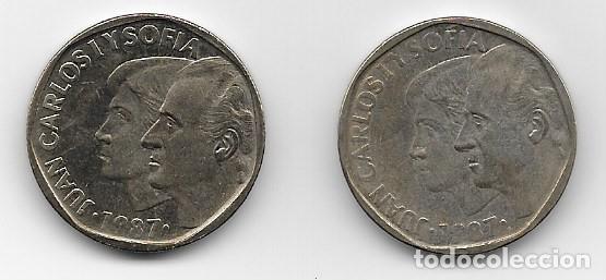 Monedas Franco: dos monedas ESPA&Ntilde;A 500 PESETAS 1987 - Foto 2