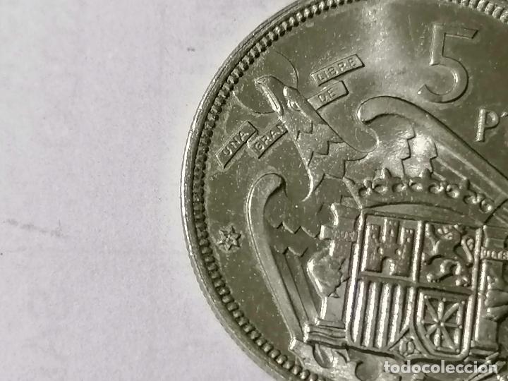 Monedas Franco: MONEDA 5 PTAS, 1957, ESTRELLA 75 - Foto 2