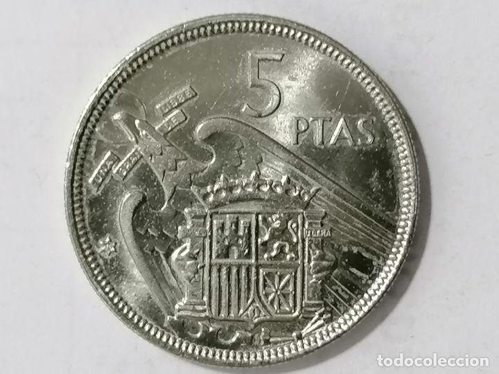 Monedas Franco: MONEDA 5 PTAS, 1957, ESTRELLA 75 - Foto 1