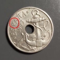 Monedas Franco: ERROR MUY RARO: 50 CÉNTIMOS 1963 CON EXCESO DE METAL EN ESPAÑA