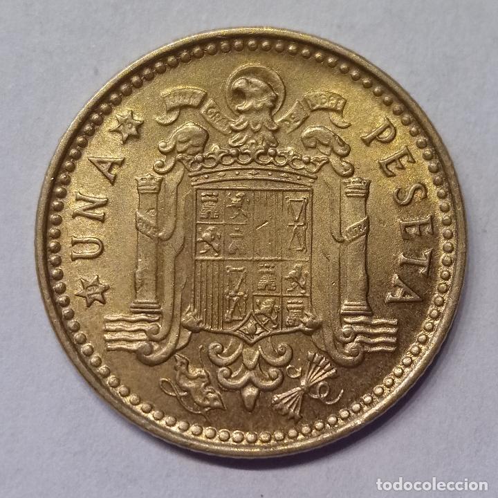 Monedas Franco: ESPA&Ntilde;A 1 PESETA 1966 *75 - Foto 2