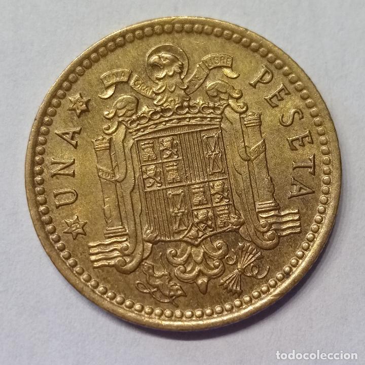 Monedas Franco: ESPA&Ntilde;A 1 PESETA 1966 *75 - Foto 2