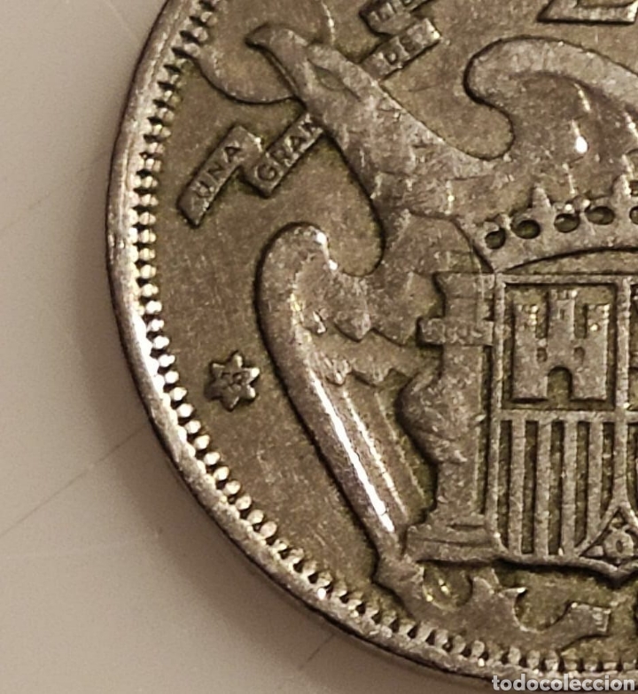 Monedas Franco: Moneda 25 pesetas 1957 *58 - Foto 3
