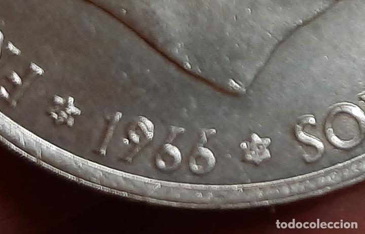 Monedas Franco: COLECCION MONEDAS FRANCO 100 PESETAS PLATA 1966 ESTRELLAS 66 67 68 69 PALO CURBO 70 - Foto 4 - 205141017