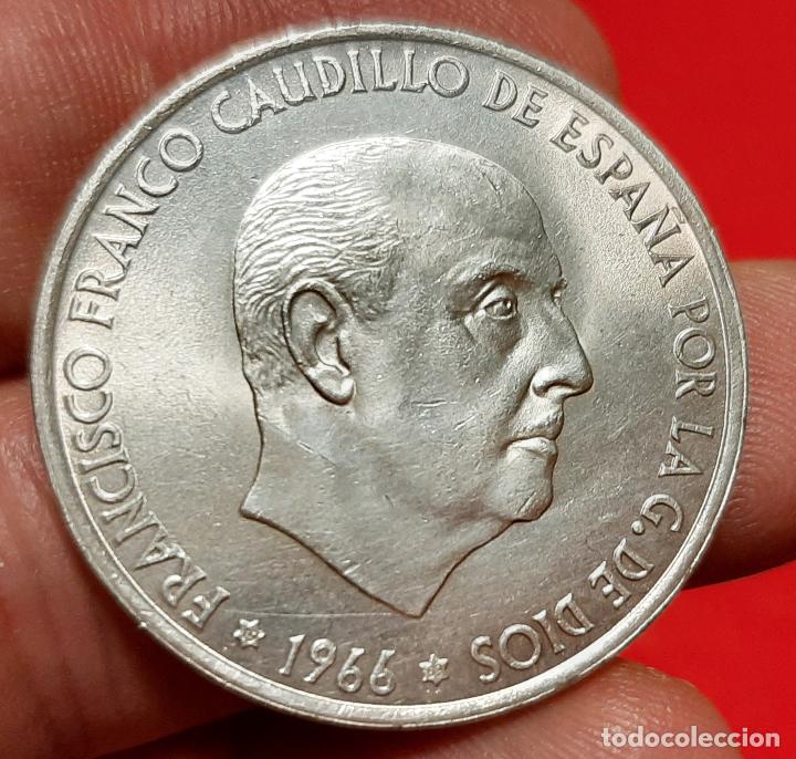Monedas Franco: COLECCION MONEDAS FRANCO 100 PESETAS PLATA 1966 ESTRELLAS 66 67 68 69 PALO CURBO 70 - Foto 7 - 205141017