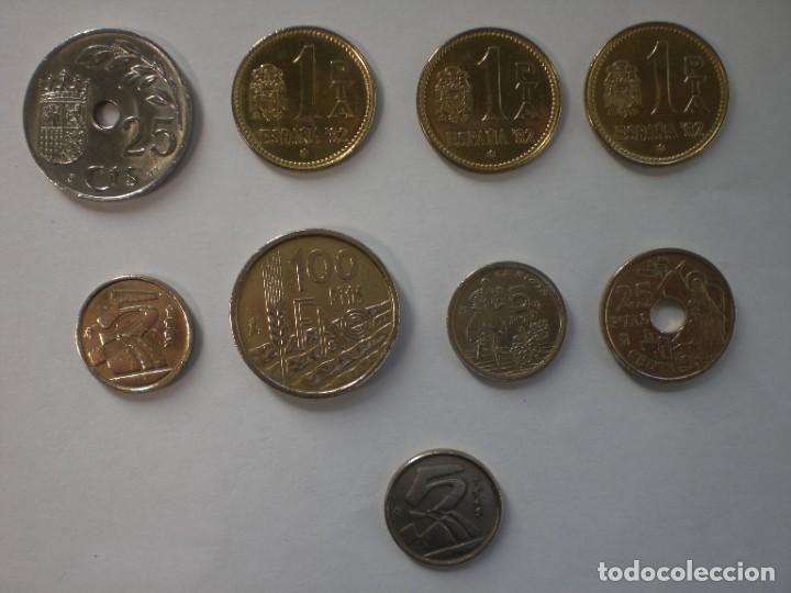 Monedas Franco: 9 MONEDAS DE ESPA&Ntilde;A - Foto 2