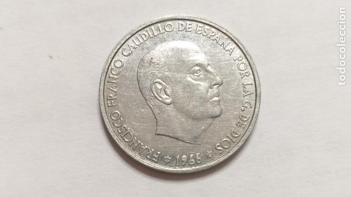 Monedas Franco: Moneda de 50 c&eacute;ntimos. A&ntilde;o 1966 - Foto 2