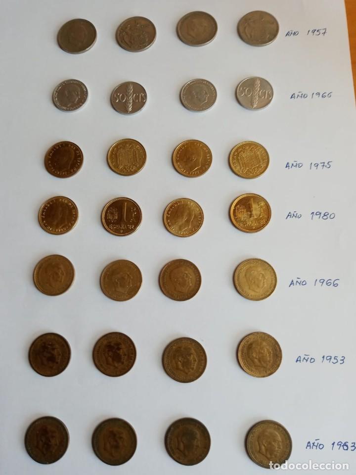 Monedas Franco: 710 MONEDA FRANCO UNA PESETA 1944 1947 1953 1963 1966 MUNDIAL 1980 JUAN CARLOS 1975 5 PESETAS 1957 - Foto 3 - 231168715