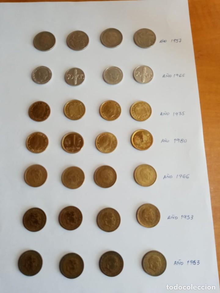 Monedas Franco: 710 MONEDA FRANCO UNA PESETA 1944 1947 1953 1963 1966 MUNDIAL 1980 JUAN CARLOS 1975 5 PESETAS 1957 - Foto 4 - 231168715