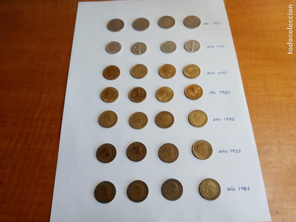 Monedas Franco: 710 MONEDA FRANCO UNA PESETA 1944 1947 1953 1963 1966 MUNDIAL 1980 JUAN CARLOS 1975 5 PESETAS 1957 - Foto 5 - 231168715
