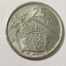 Monedas Franco: ANTIGUA MONEDA 25 PTAS - AÑO 1957 ESTRELLA 69 - FRANCISCO FRANCO - MUY BUEN ESTADO CONSERVACIÓN