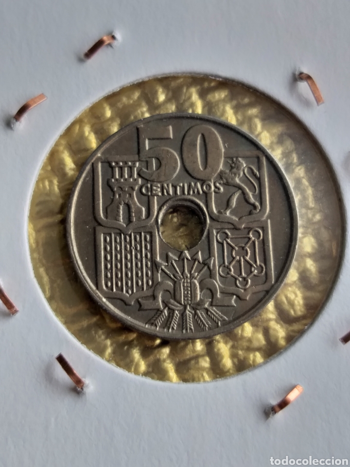 Monedas Franco: 50 cent.49*53. Sin Circular - Foto 3