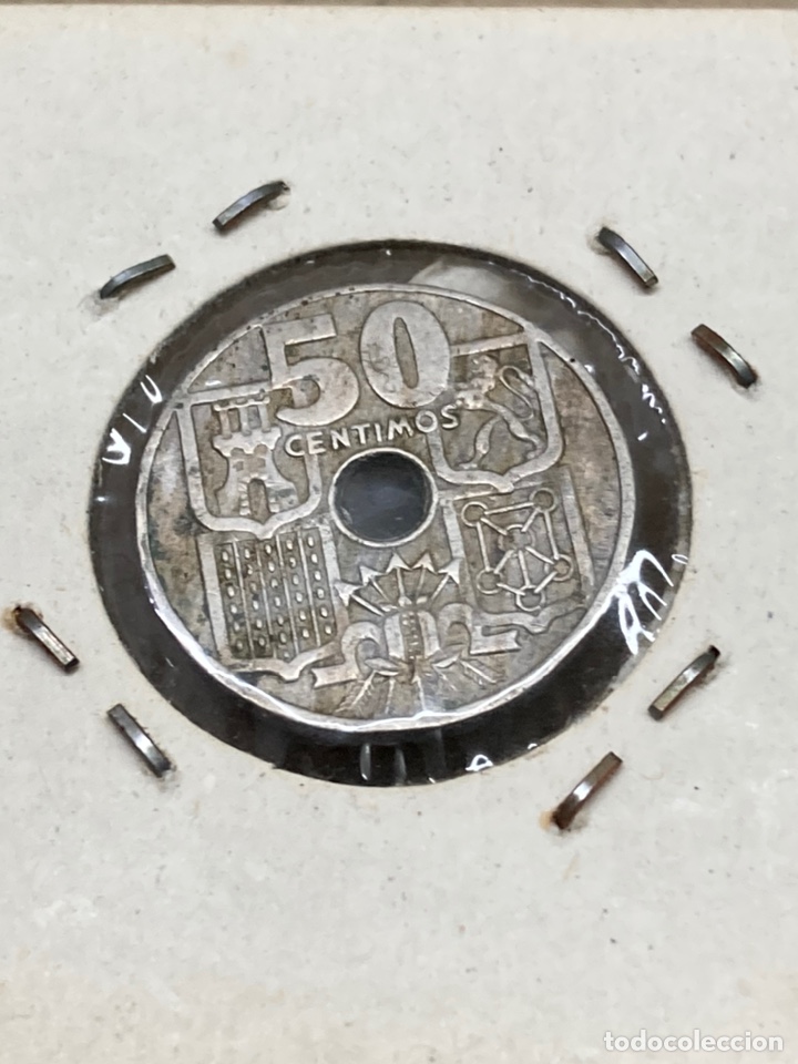 Monedas Franco: Moneda de 50 c&eacute;ntimos 1949 51E - Foto 2
