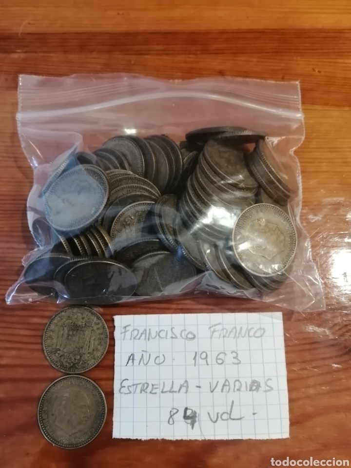 Monedas Franco: Monedas de una peseta - Foto 2