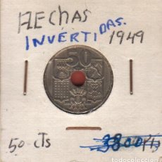 Monedas Franco: 50 CENTIMOS-1949*19*51 FLECHAS INVERTIDAS- LA DE LA FOTO VER TODAS MIS MONEDAS. Lote 235065230