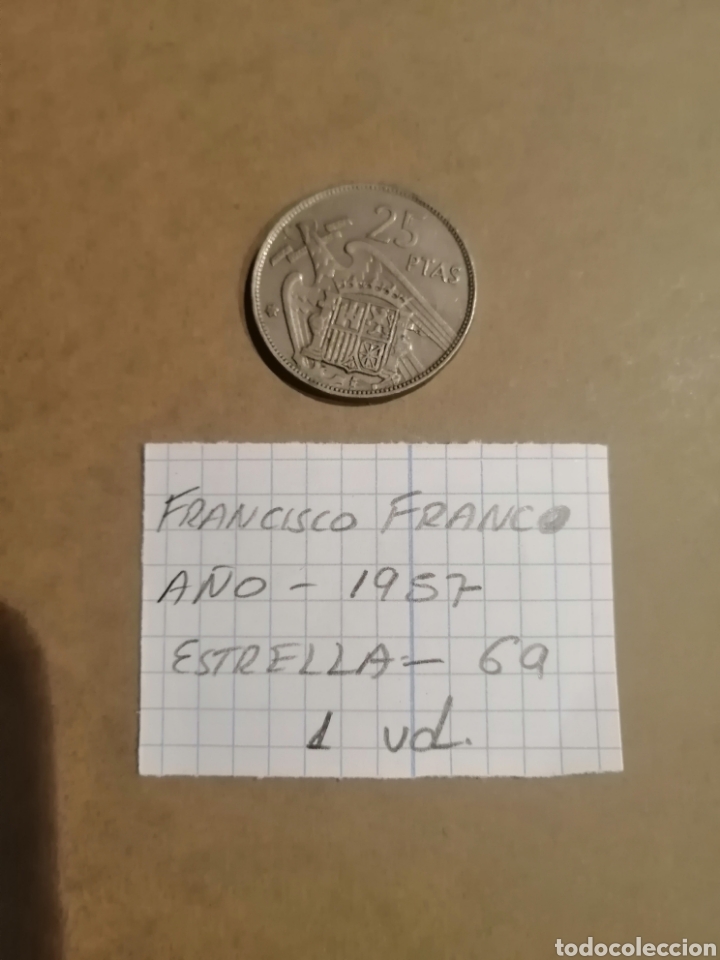 Monedas Franco: Moneda de 25 pesetas - Foto 1
