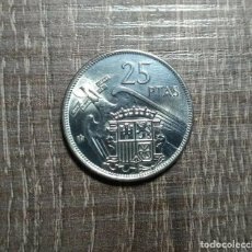 Monedas Franco: MONEDA 25 PESETAS FRANQUISMO 1957 *75 SC. Lote 236910555