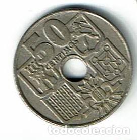 Monedas Franco: Moneda de 50 centimos 1949 - Foto 1