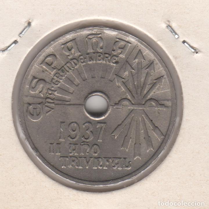 Monedas Franco: 1937 moneda 25 centimos Km 753 EBC - Foto 3