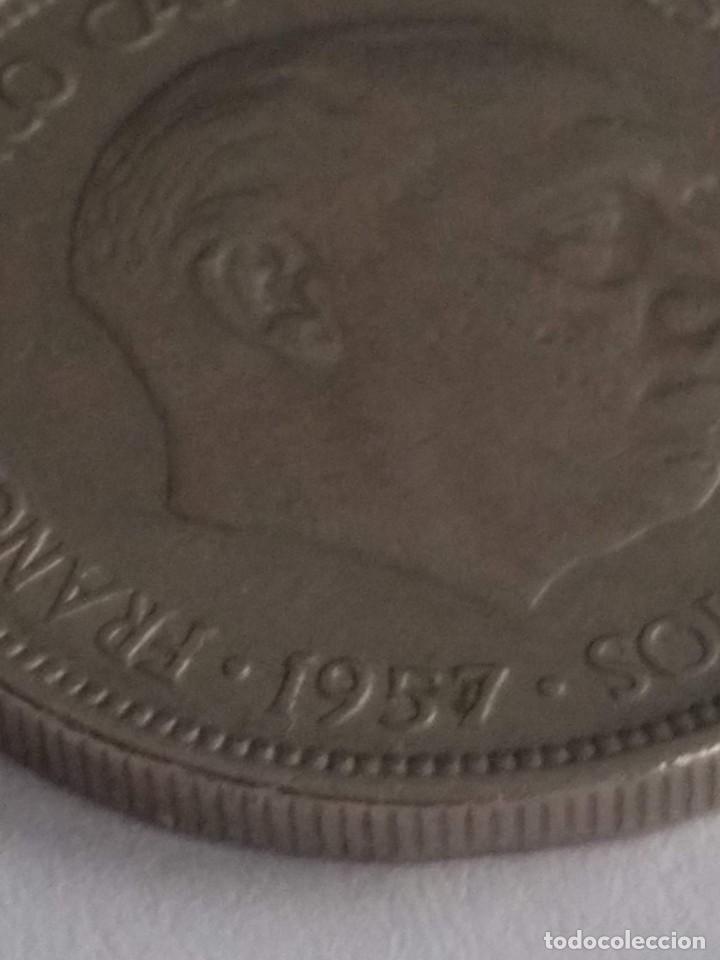 Monedas Franco: 5 pesetas 1957 *70 - Foto 4