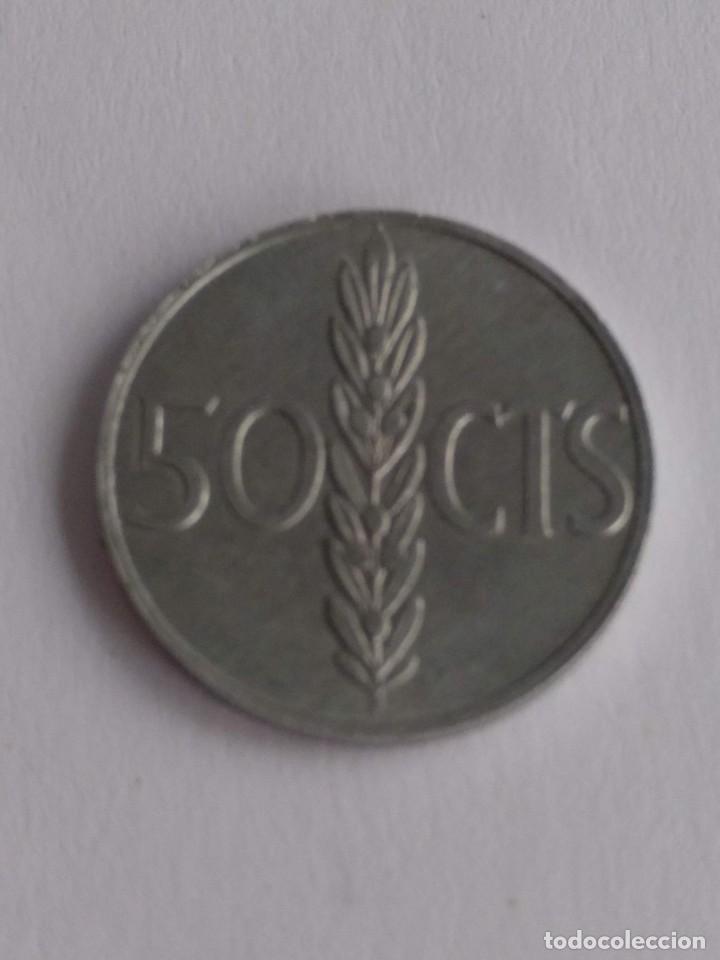 Monedas Franco: 50 centimos 1966 *67 EBC - Foto 3