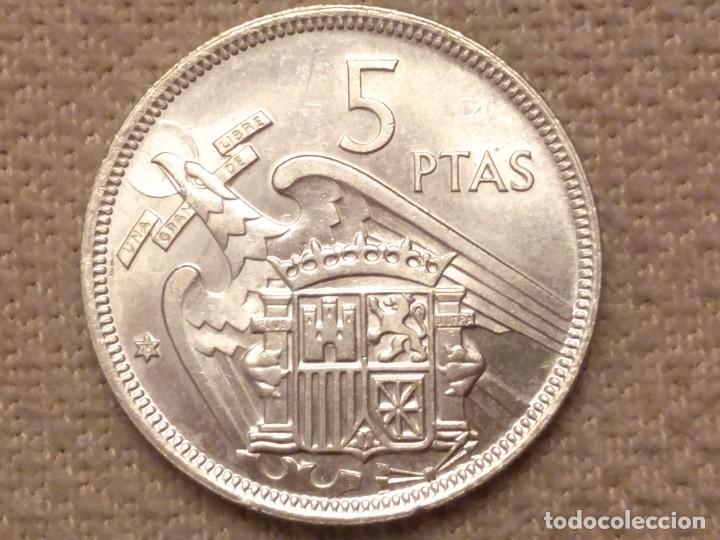 Monedas Franco: 5 pesetas 1957*75 SC - Foto 2