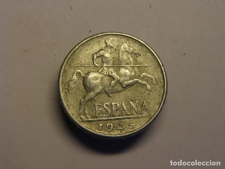Monedas Franco: Moneda 10 c&eacute;ntimos, Estado Espa&ntilde;ol, a&ntilde;o 1945. - Foto 1