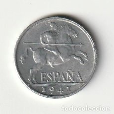 Monedas Franco: BONITA MONEDA 10 CÉNTIMOS AÑO 1941 ESTADO ESPAÑOL VARIANTE PLVS CON V ESPAÑA JINETE IBÉRICO FRANCO. Lote 241398010