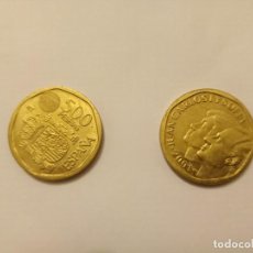 Monedas Franco: 2 MONEDAS 500 PESETAS JUAN CARLOS I . REYES DE ESPAÑA S/C DE CARTUCHO