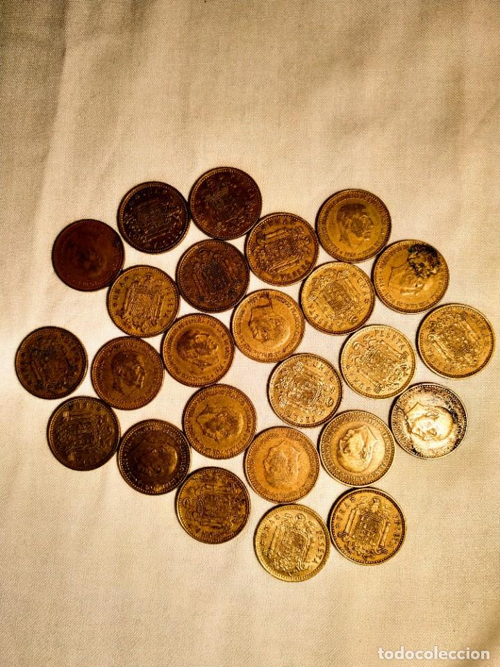 Monedas Franco: 25 MONEDAS DE 1 PESETA DE 1966 - Foto 1