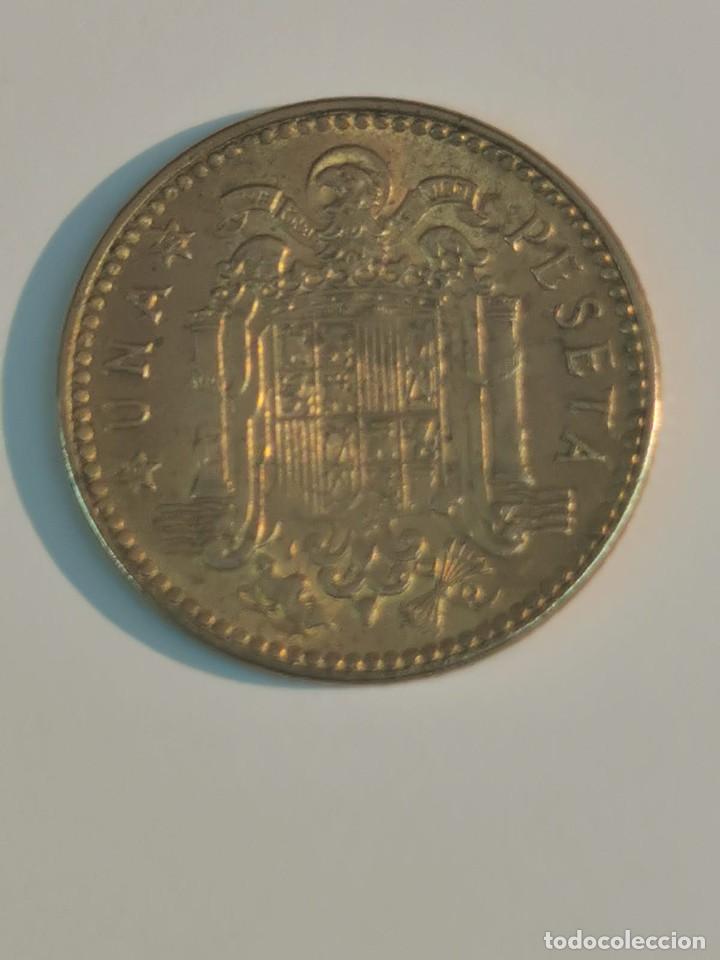 Monedas Franco: Moneda de 1 peseta de F. Franco 1947 *19*53 Plus Ultra Conservación EBC - Foto 2 - 244785860