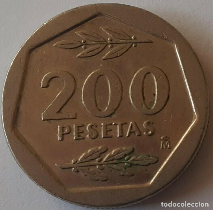 Monedas Franco: ESPA&Ntilde;A 200PESETAS 1987 - Foto 2