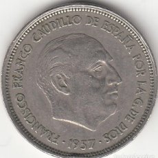 Monedas Franco: ESTADO ESPAÑOL: 25 PESETAS 1957 ESTRELLA 58. Lote 245430855