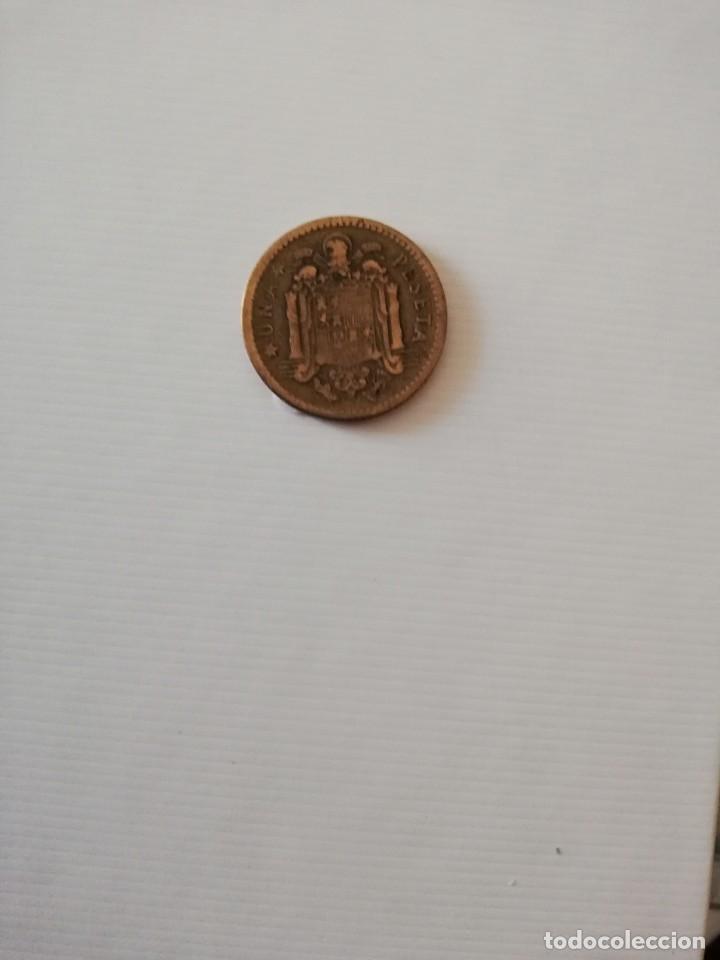 Monedas Franco: FRANCO 1 PTA. A&Ntilde;O 1947 - Foto 2