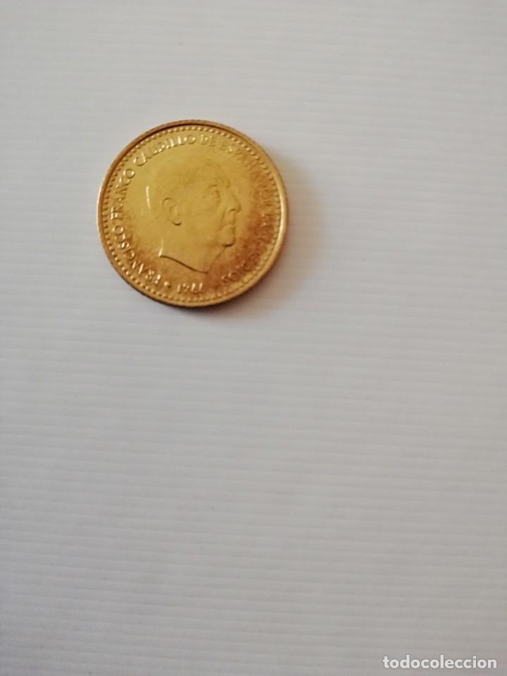 Monedas Franco: FRANCO 1 PTA. A&Ntilde;O 1966 ESTRELLA 70 - Foto 1