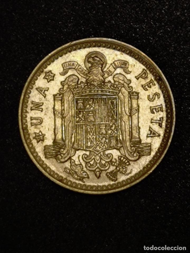 Monedas Franco: 1 PESETA 1966 ESTRELLA 75 * - Foto 5
